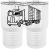 20 oz. Tall Stainless Steel Vacuum Insulated Tumbler White Thumbnail