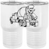 20 oz. Tall Stainless Steel Vacuum Insulated Tumbler White Thumbnail