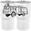 20 oz. Tall Stainless Steel Vacuum Insulated Tumbler White Thumbnail
