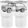 20 oz. Tall Stainless Steel Vacuum Insulated Tumbler White Thumbnail