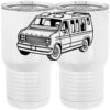 20 oz. Tall Stainless Steel Vacuum Insulated Tumbler White Thumbnail