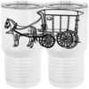 20 oz. Tall Stainless Steel Vacuum Insulated Tumbler White Thumbnail