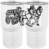 20 oz. Tall Stainless Steel Vacuum Insulated Tumbler White Thumbnail