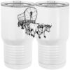 20 oz. Tall Stainless Steel Vacuum Insulated Tumbler White Thumbnail
