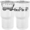 20 oz. Tall Stainless Steel Vacuum Insulated Tumbler White Thumbnail