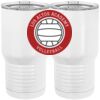 20 oz. Tall Stainless Steel Vacuum Insulated Tumbler White Thumbnail