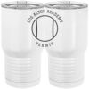 20 oz. Tall Stainless Steel Vacuum Insulated Tumbler White Thumbnail