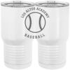 20 oz. Tall Stainless Steel Vacuum Insulated Tumbler White Thumbnail