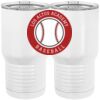 20 oz. Tall Stainless Steel Vacuum Insulated Tumbler White Thumbnail