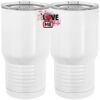 20 oz. Tall Stainless Steel Vacuum Insulated Tumbler White Thumbnail