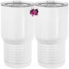 20 oz. Tall Stainless Steel Vacuum Insulated Tumbler White Thumbnail