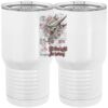 20 oz. Tall Stainless Steel Vacuum Insulated Tumbler White Thumbnail