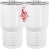 20 oz. Tall Stainless Steel Vacuum Insulated Tumbler White Thumbnail
