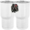 20 oz. Tall Stainless Steel Vacuum Insulated Tumbler White Thumbnail