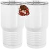 20 oz. Tall Stainless Steel Vacuum Insulated Tumbler White Thumbnail