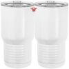 20 oz. Tall Stainless Steel Vacuum Insulated Tumbler White Thumbnail