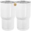 20 oz. Tall Stainless Steel Vacuum Insulated Tumbler White Thumbnail