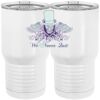 20 oz. Tall Stainless Steel Vacuum Insulated Tumbler White Thumbnail