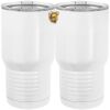 20 oz. Tall Stainless Steel Vacuum Insulated Tumbler White Thumbnail