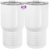 20 oz. Tall Stainless Steel Vacuum Insulated Tumbler White Thumbnail