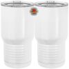 20 oz. Tall Stainless Steel Vacuum Insulated Tumbler White Thumbnail