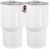 20 oz. Tall Stainless Steel Vacuum Insulated Tumbler White Thumbnail