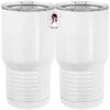 20 oz. Tall Stainless Steel Vacuum Insulated Tumbler White Thumbnail