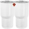 20 oz. Tall Stainless Steel Vacuum Insulated Tumbler White Thumbnail