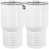 20 oz. Tall Stainless Steel Vacuum Insulated Tumbler White Thumbnail