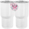 20 oz. Tall Stainless Steel Vacuum Insulated Tumbler White Thumbnail