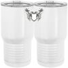 20 oz. Tall Stainless Steel Vacuum Insulated Tumbler White Thumbnail