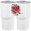 20 oz. Tall Stainless Steel Vacuum Insulated Tumbler White Thumbnail