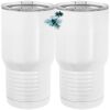 20 oz. Tall Stainless Steel Vacuum Insulated Tumbler White Thumbnail