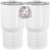20 oz. Tall Stainless Steel Vacuum Insulated Tumbler White Thumbnail