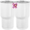 20 oz. Tall Stainless Steel Vacuum Insulated Tumbler White Thumbnail