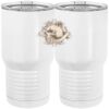 20 oz. Tall Stainless Steel Vacuum Insulated Tumbler White Thumbnail