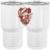 20 oz. Tall Stainless Steel Vacuum Insulated Tumbler White Thumbnail