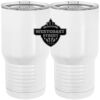 20 oz. Tall Stainless Steel Vacuum Insulated Tumbler White Thumbnail