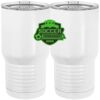 20 oz. Tall Stainless Steel Vacuum Insulated Tumbler White Thumbnail