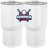 20 oz. Tall Stainless Steel Vacuum Insulated Tumbler White Thumbnail