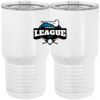 20 oz. Tall Stainless Steel Vacuum Insulated Tumbler White Thumbnail