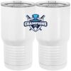 20 oz. Tall Stainless Steel Vacuum Insulated Tumbler White Thumbnail