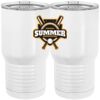 20 oz. Tall Stainless Steel Vacuum Insulated Tumbler White Thumbnail