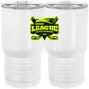 20 oz. Tall Stainless Steel Vacuum Insulated Tumbler White Thumbnail