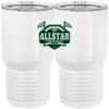 20 oz. Tall Stainless Steel Vacuum Insulated Tumbler White Thumbnail
