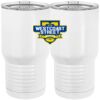 20 oz. Tall Stainless Steel Vacuum Insulated Tumbler White Thumbnail