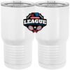 20 oz. Tall Stainless Steel Vacuum Insulated Tumbler White Thumbnail