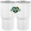 20 oz. Tall Stainless Steel Vacuum Insulated Tumbler White Thumbnail