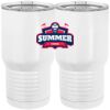 20 oz. Tall Stainless Steel Vacuum Insulated Tumbler White Thumbnail