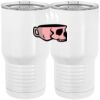 20 oz. Tall Stainless Steel Vacuum Insulated Tumbler White Thumbnail